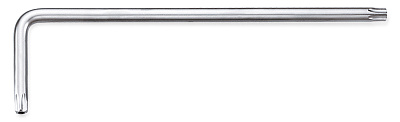 Ключ Г-образный TORX T50, экстрадлинный с отверстием L=226 мм TOPTUL AIBE5023