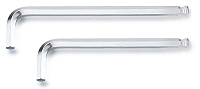 Ключ шестигранный Г-образный длинный с шаром 8 мм L=158 мм TOPTUL AGBL0816