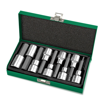 Набор головок с шестигранной вставкой HEX 1/2" Н4-Н17 L=80 мм, 9 предметов TOPTUL GAAD0905 Набор головок с шестигранной вставкой HEX 1/2" Н4-Н17 L=80 мм, 9 предметов TOPTUL GAAD0905