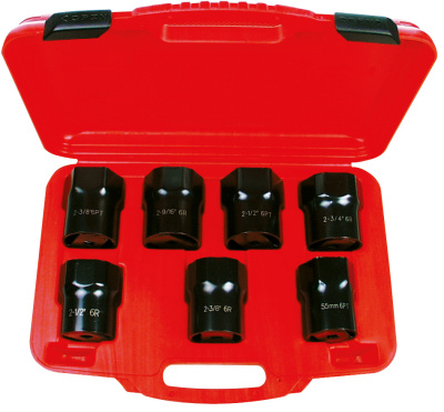 T75773 Набор головок для гаек ступиц колес, 7 предметов T75773 Набор головок для гаек ступиц колес, 7 предметов