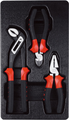 T28950 Набор губцевого инструмента в ложементе, 3 предмет T28950 Набор губцевого инструмента в ложементе, 3 предмет