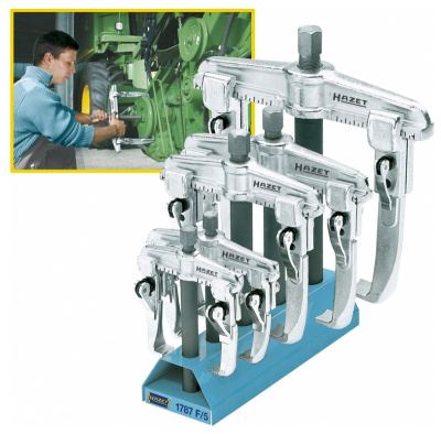 Набор съемников Hazet 1787F/5, 2 захвата Набор съемников Hazet 1787F/5, 2 захвата