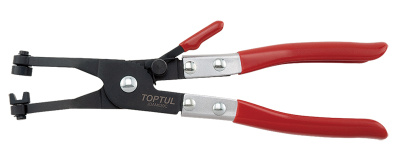 Клещи для снятия и установки пружинных хомутов, изогнутые на 45° TOPTUL JDAM039C Клещи для снятия и установки пружинных хомутов, изогнутые на 45° TOPTUL JDAM039C