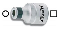 HAZET Адаптер  3/8" на 1/4-= 6,3мм 2250-2