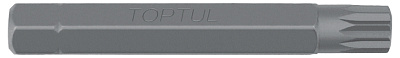 Бита 10 мм Spline M10 L=75 мм TOPTUL