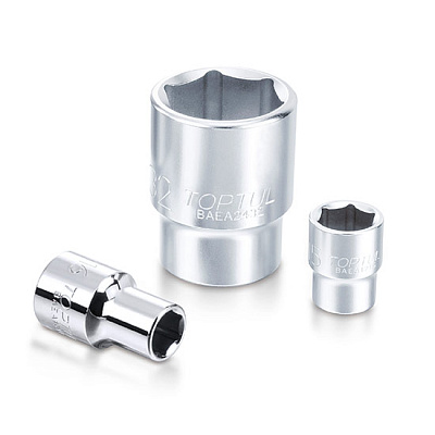 Головка торцевая 6-гранная 3/8" 19 мм TOPTUL BAEA1219