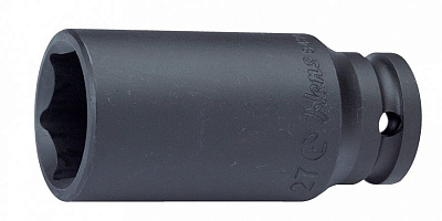 Ударная головка длин. 6-гр. 1/2" 30мм