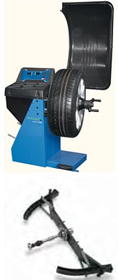 Балансировочный станок (стенд) Hofmann Geodyna 7100M для колес мотоциклов
