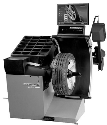 Балансировочный станок (стенд) Hofmann Geodyna 9000P. Цвет серый RAL 7040