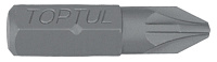 Бита 1/4" крестовая PZ3 L=25 мм TOPTUL