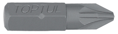 Бита 1/4" крестовая PZ3 L=25 мм TOPTUL