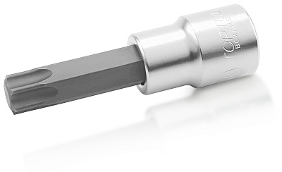 Головка торцевая с вставкой TORX 1/2" T60 L=80 мм TOPTUL BCXA1660