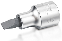 Головка торцевая с вставкой 1/4" SL5,5 L=37 мм TOPTUL BCCA085E